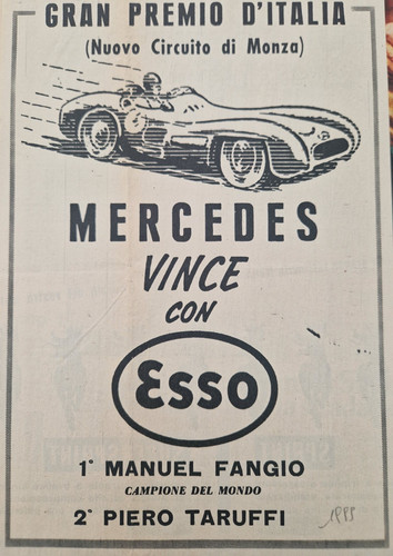 Pubblicità esso mercedes - pubblicitÀ,